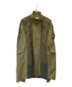 CIAOPANIC TYPYチャオパニックティピー）の古着「切替マキシミリタリーコート」｜カーキ