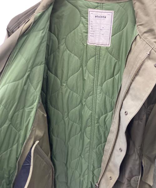 CIAOPANIC TYPY（チャオパニックティピー）CIAOPANIC TYPY (チャオパニックティピー) 切替マキシミリタリーコート カーキ サイズ:ONEの古着・服飾アイテム