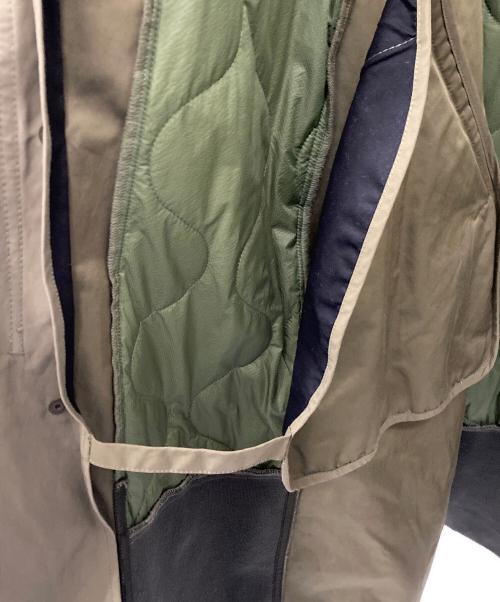 CIAOPANIC TYPY（チャオパニックティピー）CIAOPANIC TYPY (チャオパニックティピー) 切替マキシミリタリーコート カーキ サイズ:ONEの古着・服飾アイテム