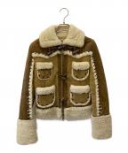 DSQUARED2ディースクエアード）の古着「ムートンジャケット」｜ブラウン