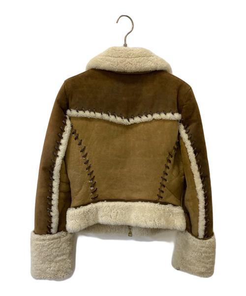 DSQUARED2（ディースクエアード）DSQUARED2 (ディースクエアード) ムートンジャケット ブラウン サイズ:42の古着・服飾アイテム