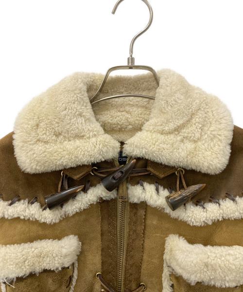 DSQUARED2（ディースクエアード）DSQUARED2 (ディースクエアード) ムートンジャケット ブラウン サイズ:42の古着・服飾アイテム