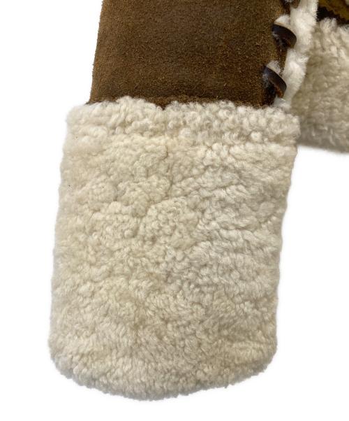 DSQUARED2（ディースクエアード）DSQUARED2 (ディースクエアード) ムートンジャケット ブラウン サイズ:42の古着・服飾アイテム