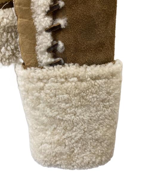 DSQUARED2（ディースクエアード）DSQUARED2 (ディースクエアード) ムートンジャケット ブラウン サイズ:42の古着・服飾アイテム