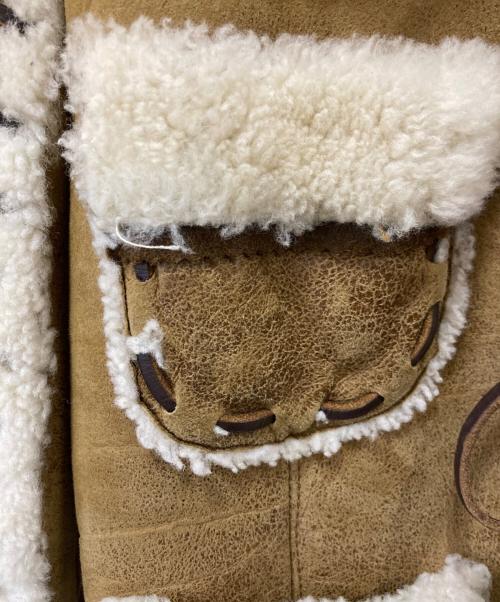 DSQUARED2（ディースクエアード）DSQUARED2 (ディースクエアード) ムートンジャケット ブラウン サイズ:42の古着・服飾アイテム