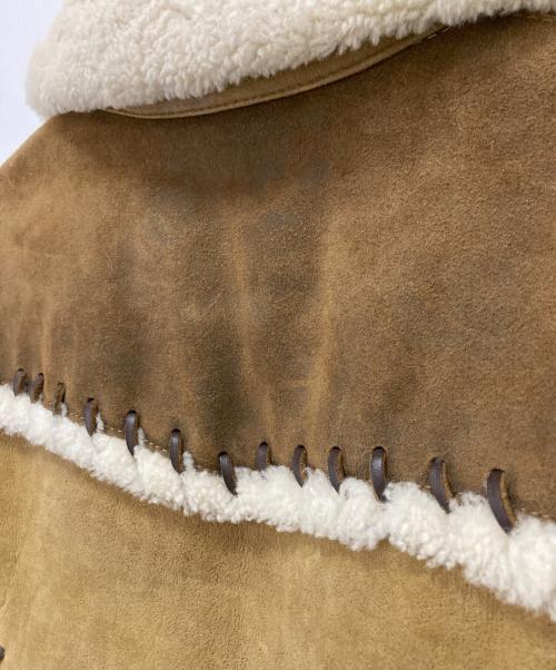 DSQUARED2（ディースクエアード）DSQUARED2 (ディースクエアード) ムートンジャケット ブラウン サイズ:42の古着・服飾アイテム