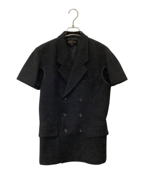 COMME des GARCONS（コムデギャルソン）COMME des GARCONS (コムデギャルソン) 半袖テーラードジャケット ブラック サイズ:Mの古着・服飾アイテム