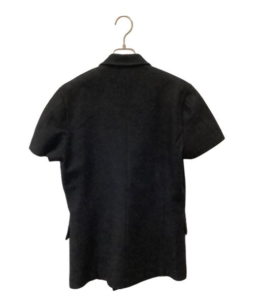 COMME des GARCONS（コムデギャルソン）COMME des GARCONS (コムデギャルソン) 半袖テーラードジャケット ブラック サイズ:Mの古着・服飾アイテム