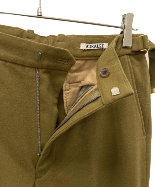 AURALEE（オーラリー）AURALEE (オーラリー) SUPER SOFT WOOL FLANNEL SLACKS カーキ サイズ:3の古着・服飾アイテム