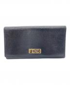 FENDIフェンディ）の古着「長財布」｜ブラック