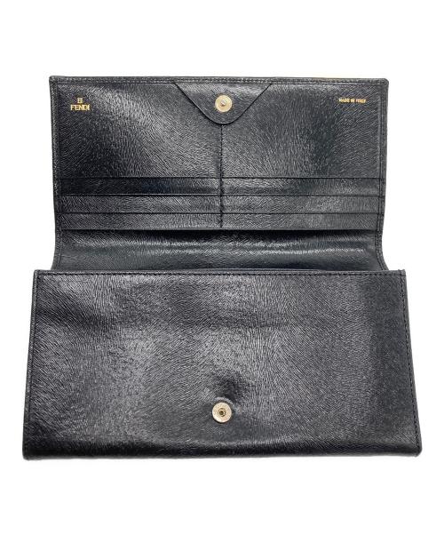 FENDI（フェンディ）FENDI (フェンディ) 長財布 ブラックの古着・服飾アイテム