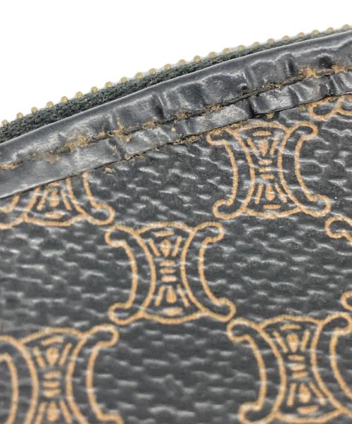 CELINE（セリーヌ）CELINE (セリーヌ) ミニポーチ ブラウン×ブラックの古着・服飾アイテム