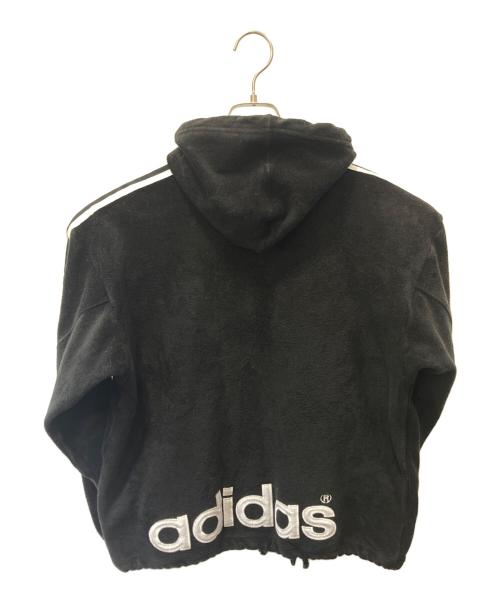 adidas（アディダス）adidas (アディダス) ジップパーカー ブラック サイズ:MーLの古着・服飾アイテム