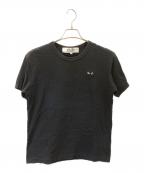 PLAY COMME des GARCONSプレイコムデギャルソン）の古着「半袖カットソー」｜ブラック