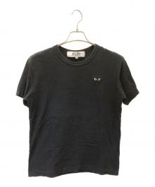 PLAY COMME des GARCONS（プレイコムデギャルソン）の古着「半袖カットソー」｜ブラック