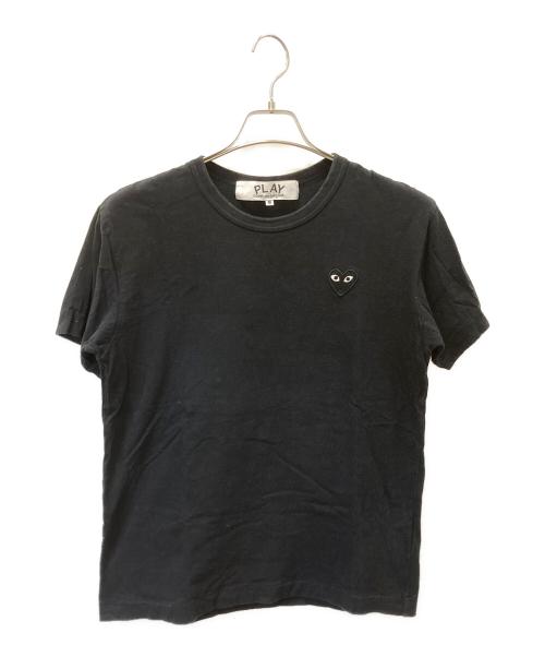 PLAY COMME des GARCONS（プレイコムデギャルソン）PLAY COMME des GARCONS (プレイコムデギャルソン) 半袖カットソー ブラック サイズ:Mの古着・服飾アイテム