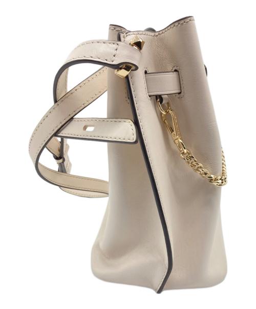 MICHAEL KORS（マイケル・コース）MICHAEL KORS (マイケル・コース) ショルダーバッグ アイボリーの古着・服飾アイテム