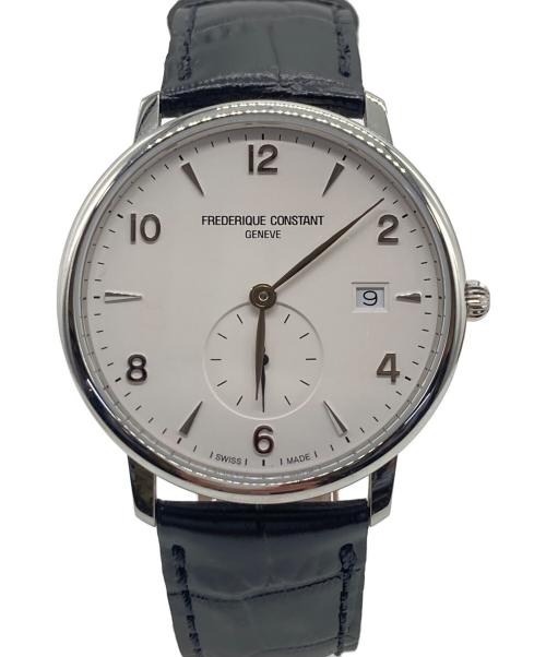 FREDERIQUE CONSTANT（フレデリックコンスタント）FREDERIQUE CONSTANT (フレデリックコンスタント) 腕時計 ホワイトの古着・服飾アイテム