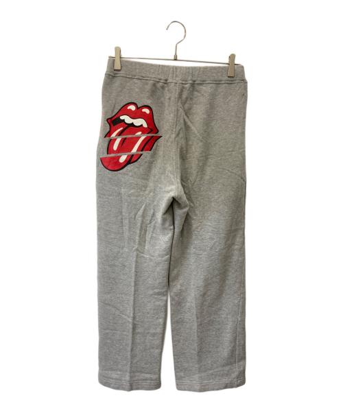 COMME des GARCONS HOMME PLUS（コムデギャルソンオムプリュス）COMME des GARCONS HOMME PLUS (コムデギャルソンオムプリュス) ROLLING STONES (ローリングストーンズ) スウェットパンツ グレー サイズ:Sの古着・服飾アイテム