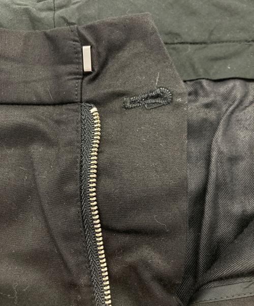 noir kei ninomiya（ノワール ケイ ニノミヤ）noir kei ninomiya (ノワール ケイ ニノミヤ) レイヤードレースアップパンツ ブラック サイズ:Sの古着・服飾アイテム