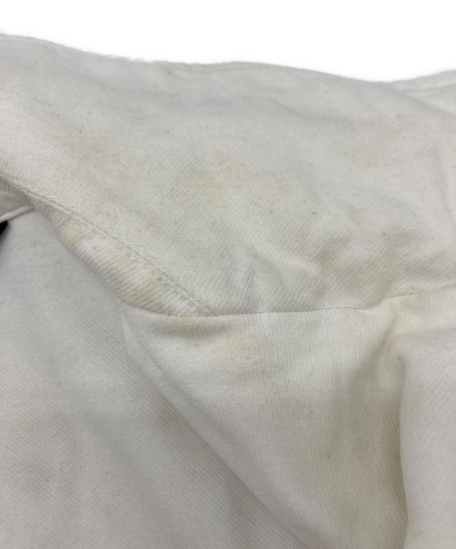 COMME des GARCONS HOMME PLUS（コムデギャルソンオムプリュス）COMME des GARCONS HOMME PLUS (コムデギャルソンオムプリュス) ダブルライダースジャケット ホワイト サイズ:Sの古着・服飾アイテム