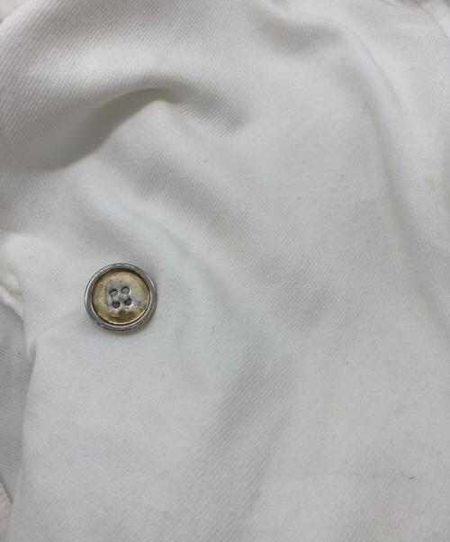 COMME des GARCONS HOMME PLUS（コムデギャルソンオムプリュス）COMME des GARCONS HOMME PLUS (コムデギャルソンオムプリュス) ダブルライダースジャケット ホワイト サイズ:Sの古着・服飾アイテム