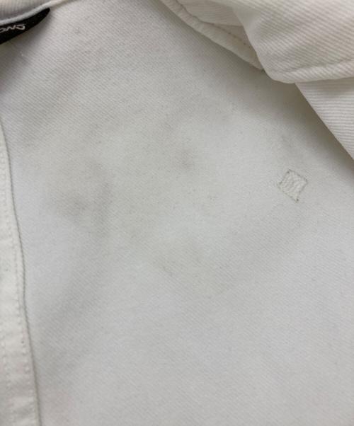 COMME des GARCONS HOMME PLUS（コムデギャルソンオムプリュス）COMME des GARCONS HOMME PLUS (コムデギャルソンオムプリュス) ダブルライダースジャケット ホワイト サイズ:Sの古着・服飾アイテム