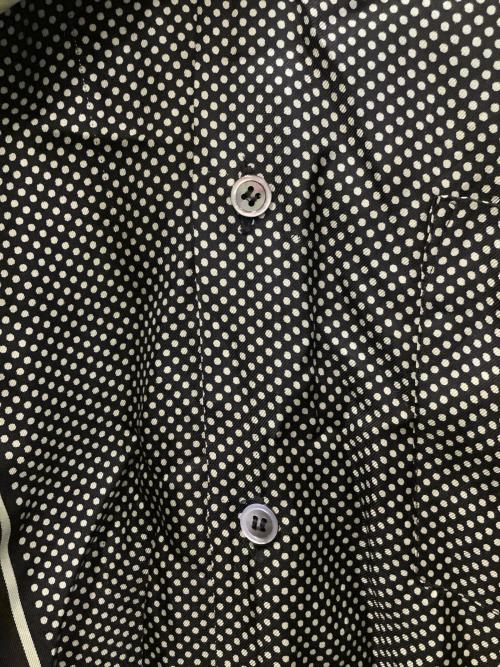 JUNYA WATANABE COMME des GARCONS（(ジュンヤワタナベ コムデギャルソン）JUNYA WATANABE COMME des GARCONS ((ジュンヤワタナベ コムデギャルソン) シルクシャツ ブラック×ホワイト サイズ:Mサイズの古着・服飾アイテム