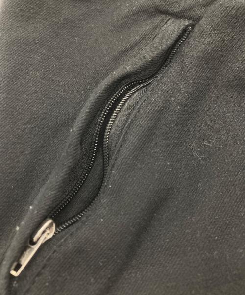 COMME des GARCONS HOMME PLUS（コムデギャルソンオムプリュス）COMME des GARCONS HOMME PLUS (コムデギャルソンオムプリュス) 裏起毛タックテーパードパンツ ブラック サイズ:Mの古着・服飾アイテム