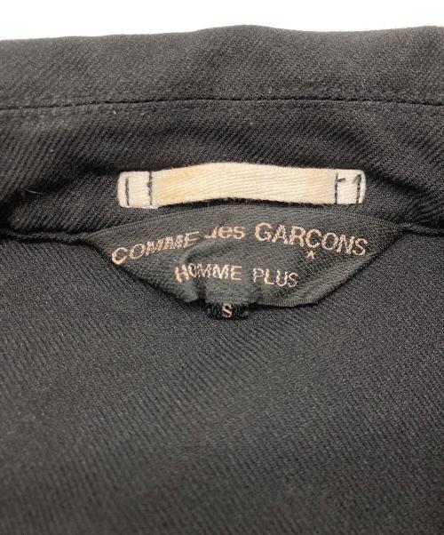 COMME des GARCONS HOMME PLUS（コムデギャルソンオムプリュス）COMME des GARCONS HOMME PLUS (コムデギャルソンオムプリュス) ジップアップジャケット ブラック サイズ:Sの古着・服飾アイテム