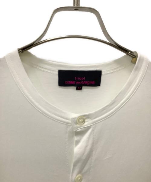 tricot COMME des GARCONS（トリココムデギャルソン）tricot COMME des GARCONS (トリココムデギャルソン) 長袖ブラウス ホワイト サイズ:Mの古着・服飾アイテム