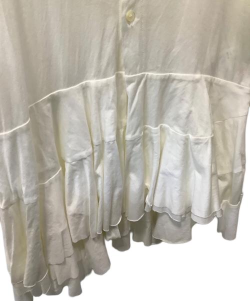 tricot COMME des GARCONS（トリココムデギャルソン）tricot COMME des GARCONS (トリココムデギャルソン) 長袖ブラウス ホワイト サイズ:Mの古着・服飾アイテム