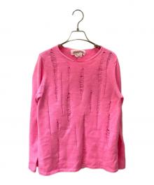 COMME des GARCONS GIRL（コムデギャルソンガール）の古着「薄手ニット」｜ピンク