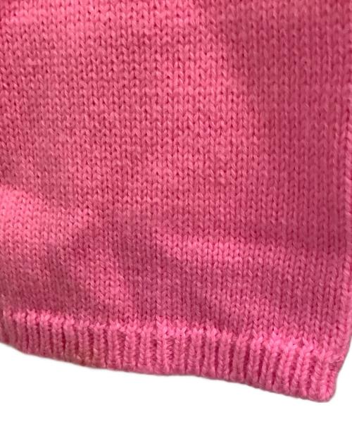 COMME des GARCONS GIRL（コムデギャルソンガール）COMME des GARCONS GIRL (コムデギャルソンガール) 薄手ニット ピンク サイズ:Lの古着・服飾アイテム