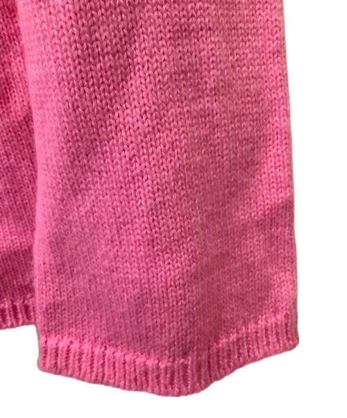 COMME des GARCONS GIRL（コムデギャルソンガール）COMME des GARCONS GIRL (コムデギャルソンガール) 薄手ニット ピンク サイズ:Lの古着・服飾アイテム
