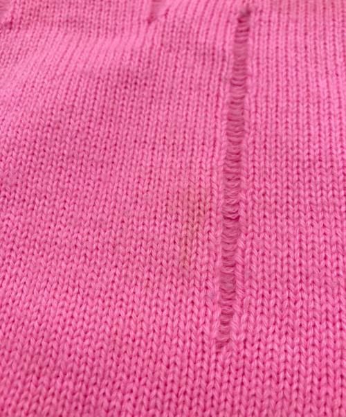 COMME des GARCONS GIRL（コムデギャルソンガール）COMME des GARCONS GIRL (コムデギャルソンガール) 薄手ニット ピンク サイズ:Lの古着・服飾アイテム