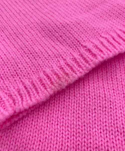 COMME des GARCONS GIRL（コムデギャルソンガール）COMME des GARCONS GIRL (コムデギャルソンガール) 薄手ニット ピンク サイズ:Lの古着・服飾アイテム