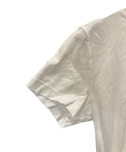 noir kei ninomiya（ノワール ケイ ニノミヤ）noir kei ninomiya (ノワール ケイ ニノミヤ) 半袖ワンピース ホワイト×ベージュ サイズ:Mの古着・服飾アイテム