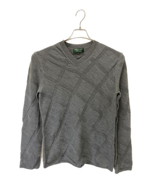 COMME des GARCONS HOMME PLUS（コムデギャルソンオムプリュス）COMME des GARCONS HOMME PLUS (コムデギャルソンオムプリュス) 薄手ニット グレー サイズ:Sの古着・服飾アイテム