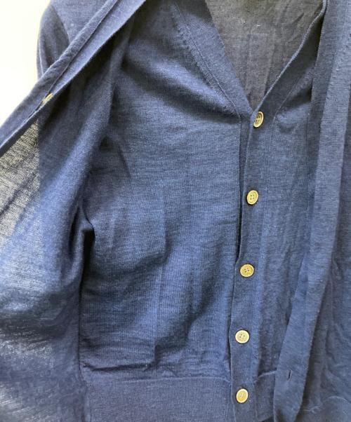 COMME des GARCONS HOMME PLUS（コムデギャルソンオムプリュス）COMME des GARCONS HOMME PLUS (コムデギャルソンオムプリュス) 薄手カーディガン ブルー サイズ:Sの古着・服飾アイテム