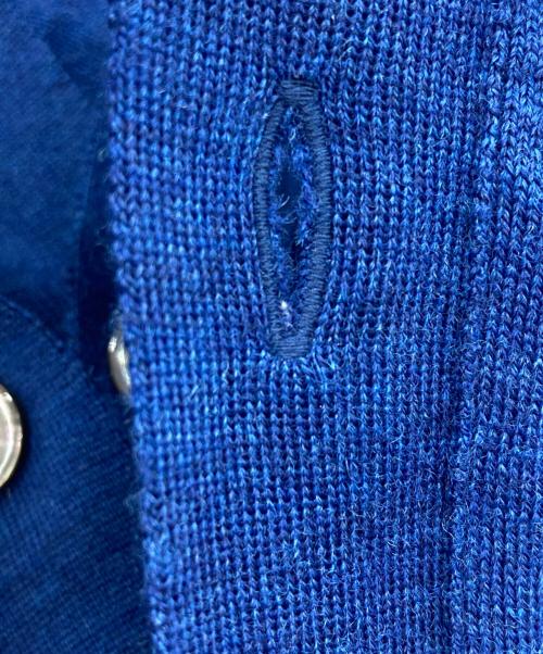 COMME des GARCONS HOMME PLUS（コムデギャルソンオムプリュス）COMME des GARCONS HOMME PLUS (コムデギャルソンオムプリュス) 薄手カーディガン ブルー サイズ:Sの古着・服飾アイテム