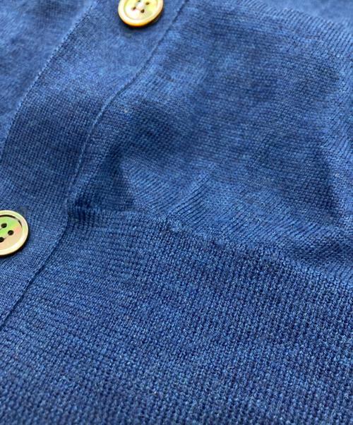 COMME des GARCONS HOMME PLUS（コムデギャルソンオムプリュス）COMME des GARCONS HOMME PLUS (コムデギャルソンオムプリュス) 薄手カーディガン ブルー サイズ:Sの古着・服飾アイテム