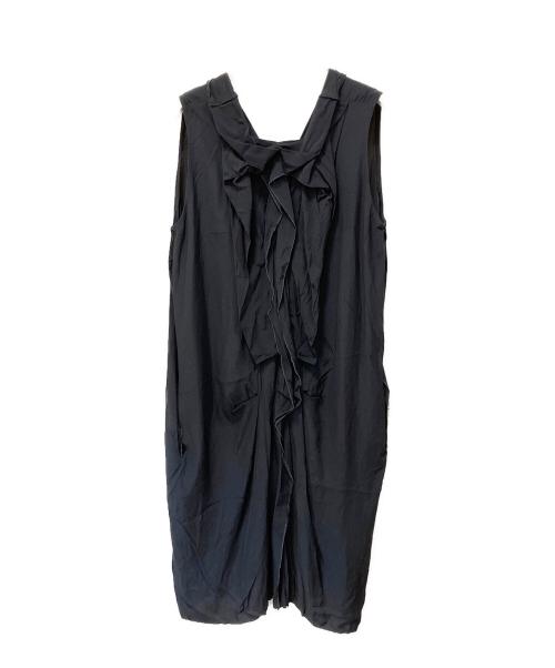 MARNI（マルニ）MARNI (マルニ) ノースリーブ・キャミソールワンピース ネイビー サイズ:42の古着・服飾アイテム