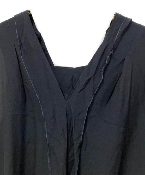 MARNI（マルニ）MARNI (マルニ) ノースリーブ・キャミソールワンピース ネイビー サイズ:42の古着・服飾アイテム