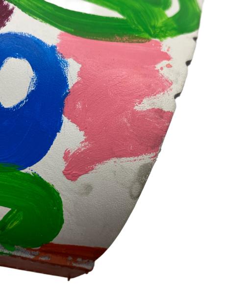 COMME des GARCONS（コムデギャルソン）COMME des GARCONS (コムデギャルソン) 落書きプリントレザーシューズカバー ホワイト サイズ:不明の古着・服飾アイテム