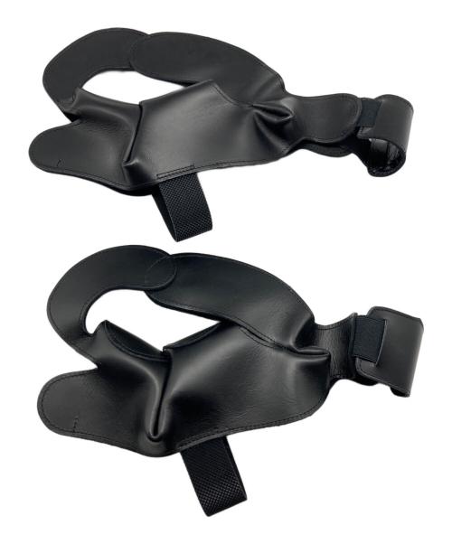 COMME des GARCONS（コムデギャルソン）COMME des GARCONS (コムデギャルソン) レザーシューズカバー ブラック サイズ:不明の古着・服飾アイテム