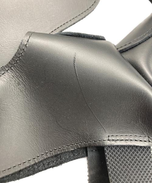 COMME des GARCONS（コムデギャルソン）COMME des GARCONS (コムデギャルソン) レザーシューズカバー ブラック サイズ:不明の古着・服飾アイテム