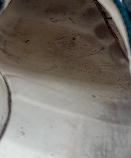 COMME des GARCONS HOMME PLUS（コムデギャルソンオムプリュス）COMME des GARCONS HOMME PLUS (コムデギャルソンオムプリュス) レザーシューズ ホワイト×グリーン サイズ:26.0cmの古着・服飾アイテム