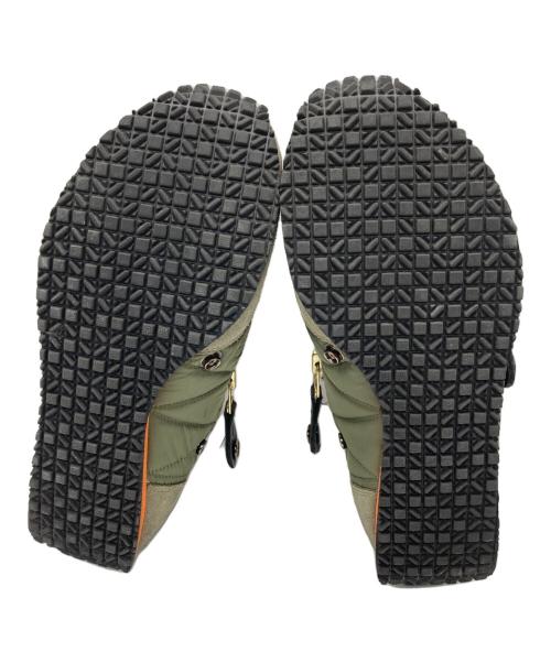 KAPITAL（キャピタル）KAPITAL (キャピタル) MA-1スニーカー カーキ×オレンジ サイズ:不明の古着・服飾アイテム