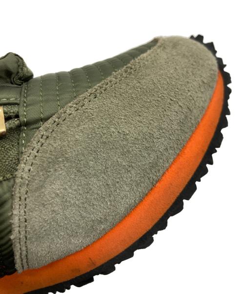 KAPITAL（キャピタル）KAPITAL (キャピタル) MA-1スニーカー カーキ×オレンジ サイズ:不明の古着・服飾アイテム